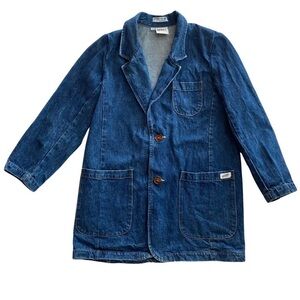 Vintage 80s Guess by Georges Marciano Denim Blazer Chore Jacket